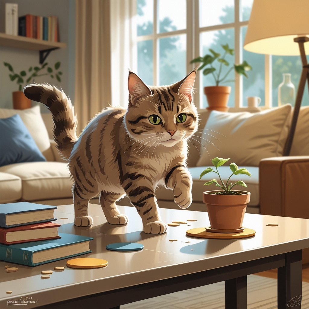 Why Does My Cat Knock Things Over? Understanding Your Cat’s Mischievous Behavior